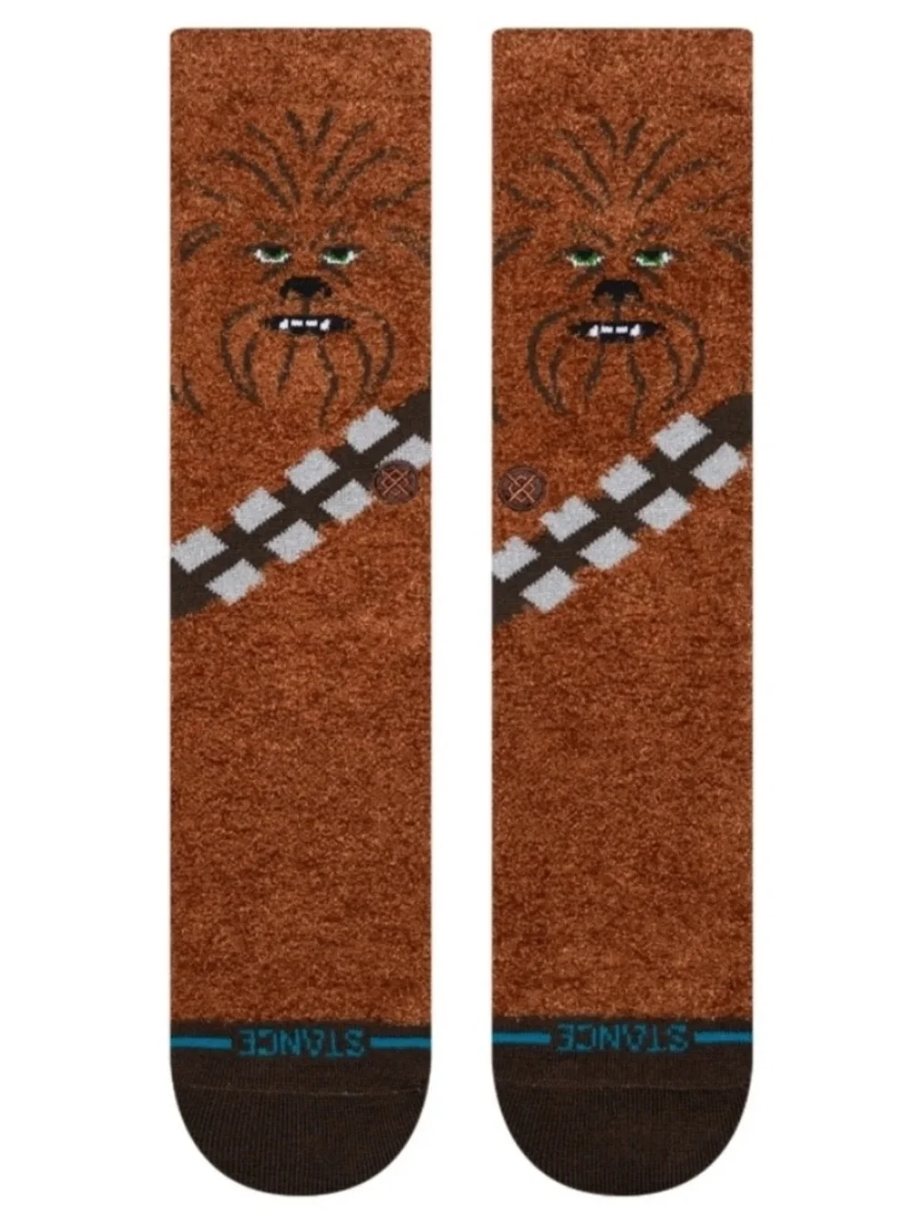 Stance x Star Wars Poly Fuzzy Crew Socks Chewie Medium Chewbacca